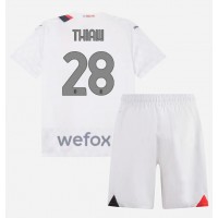 Dětský fotbalový dres AC Milan Malick Thiaw #28 2023-24 Venkovní Krátký Rukáv (+ trenýrky)